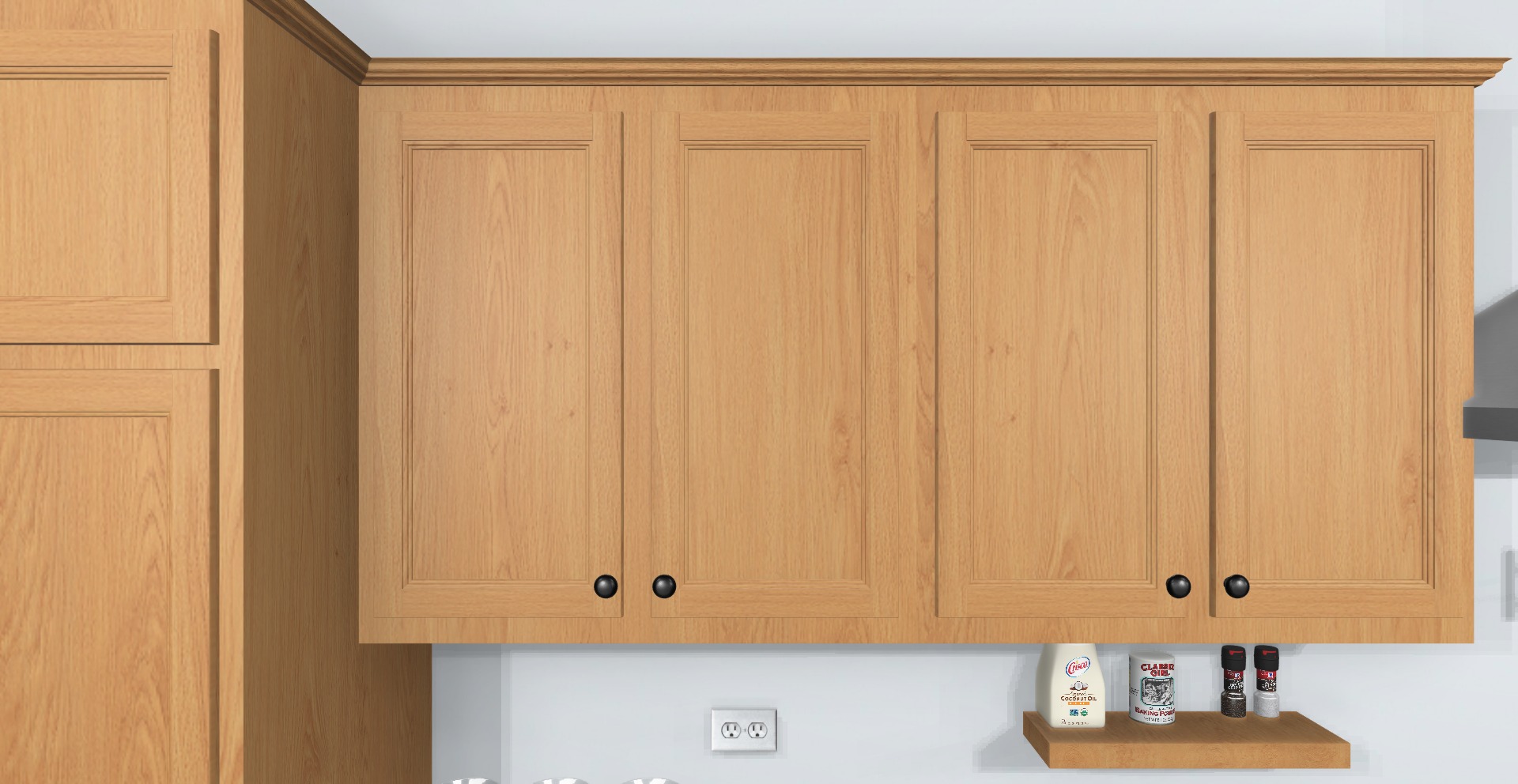 Kitchen Kompact 2022 ProKitchen Software   Chadwood Oak Top 